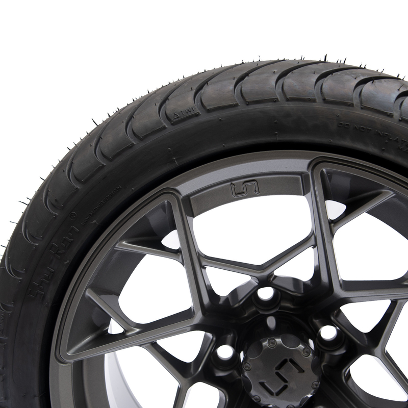 砲金の終わり14インチのゴルフ カートの車輪およびタイヤ225/30-14 101.6 PCD 4x4のボルト パターン