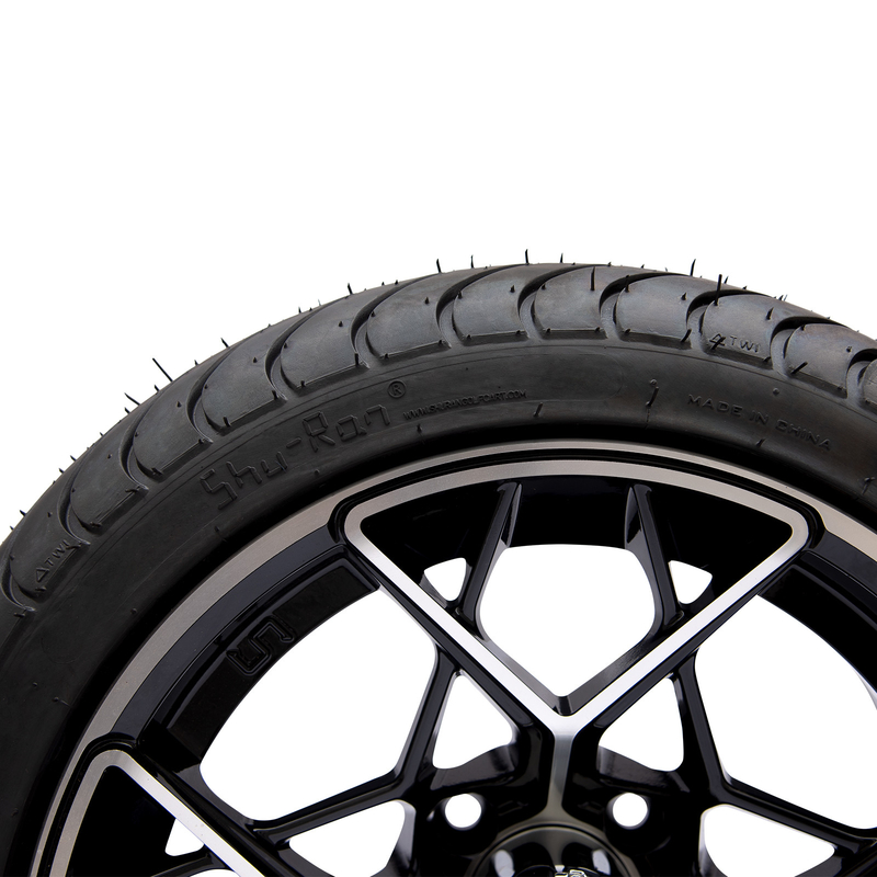 シュランゴルフカートの車輪と225/30-14タイヤ 13kg DOT 承認