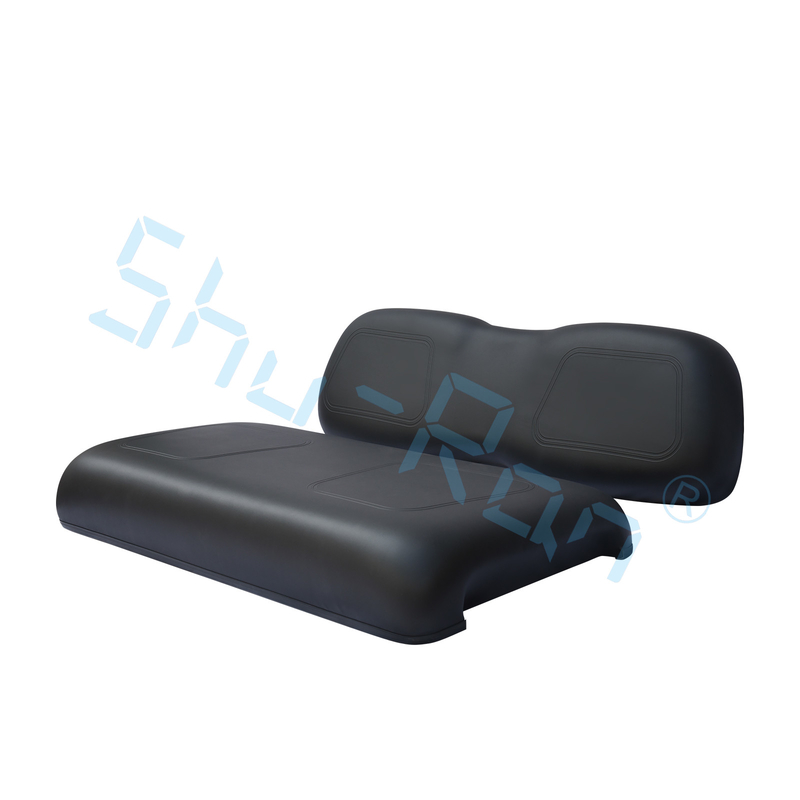 黒いゴルフカート シート クッション クラブカーDS用の前座席 クッション 交換
