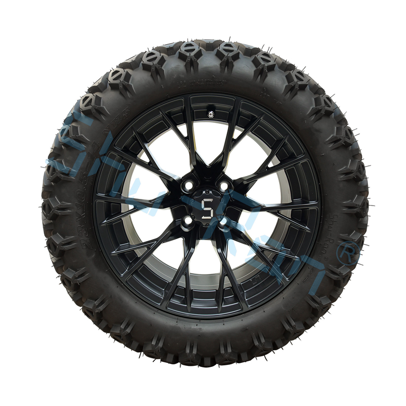 シュラン 14 インチ ゴルフカート 輪とタイヤ リングとDOTタイヤ 101.6 PCD 4x4 ボルトパターン