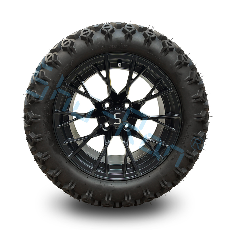 シュラン 14 インチ ゴルフカート 輪とタイヤ リングとDOTタイヤ 101.6 PCD 4x4 ボルトパターン