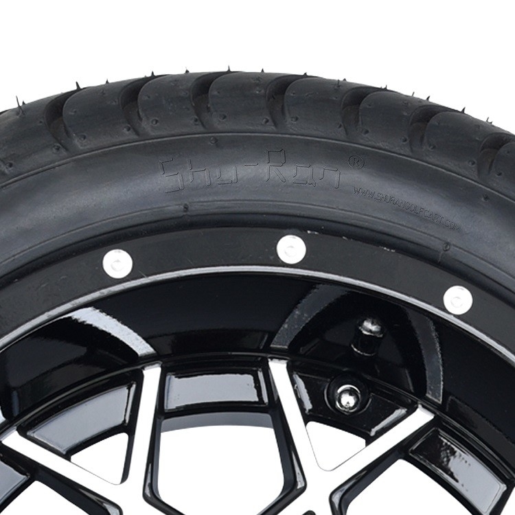 215/35-12通りのタイヤおよび12インチはゴルフ カートの縁を評価される4つの層点